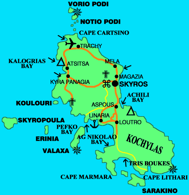 Geologia dell''Isola di Skyros, Sporadi del Nord, Grecia